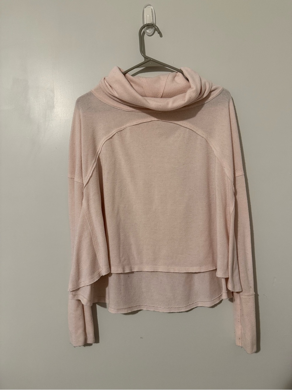 We The Free Soft Blush Cowl Neck Sweater